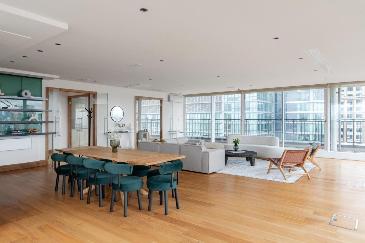 The Canary Wharf Secret - Glamorous 3Bdr Flat With Terrace And Parking Διαμέρισμα Λονδίνο Εξωτερικό φωτογραφία