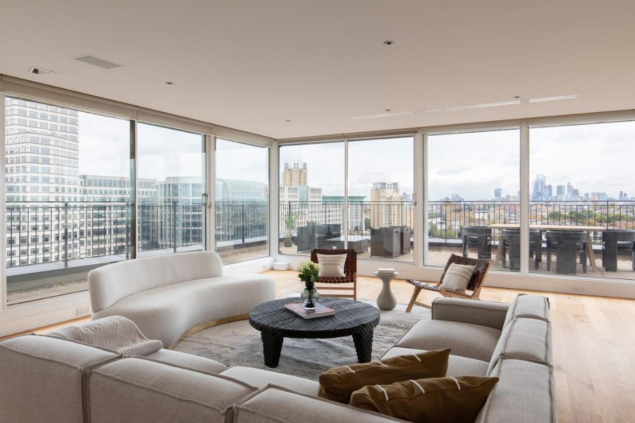 The Canary Wharf Secret - Glamorous 3Bdr Flat With Terrace And Parking Διαμέρισμα Λονδίνο Εξωτερικό φωτογραφία