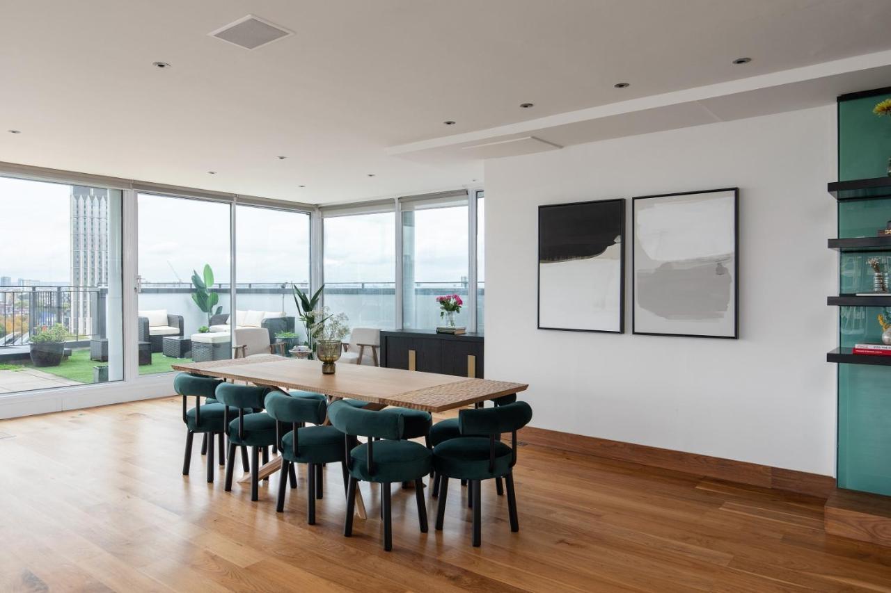 The Canary Wharf Secret - Glamorous 3Bdr Flat With Terrace And Parking Διαμέρισμα Λονδίνο Εξωτερικό φωτογραφία