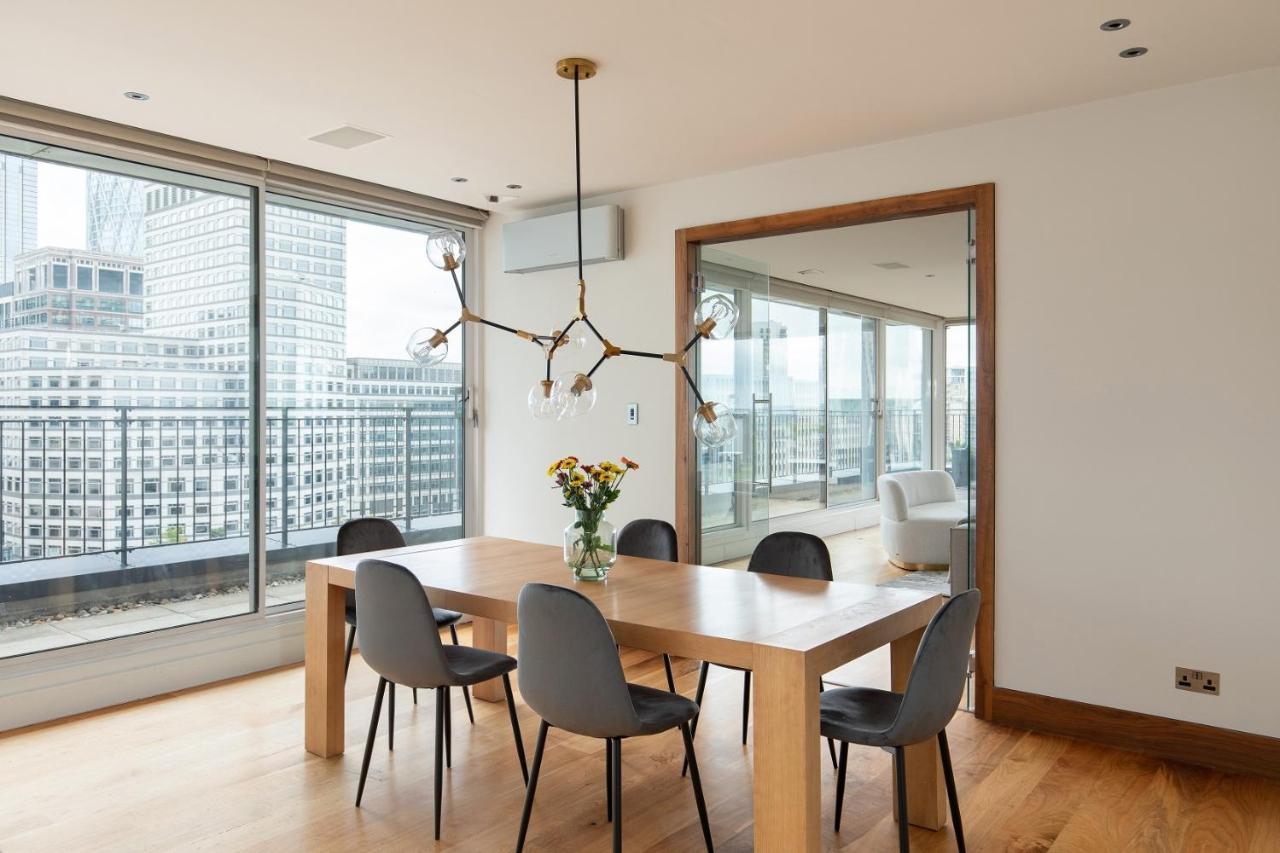 The Canary Wharf Secret - Glamorous 3Bdr Flat With Terrace And Parking Διαμέρισμα Λονδίνο Εξωτερικό φωτογραφία